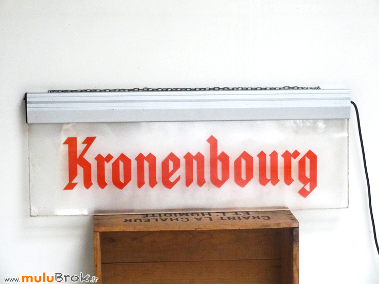 KRONENBOURG-bière-Enseigne-5-muluBrok-Pub-vintage