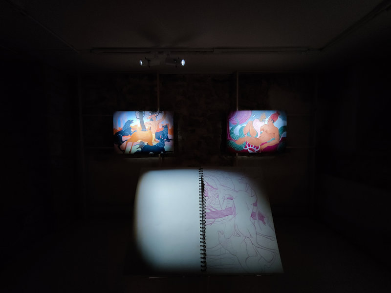 Phenomena, exhibition view of Richie Nath's work (2)