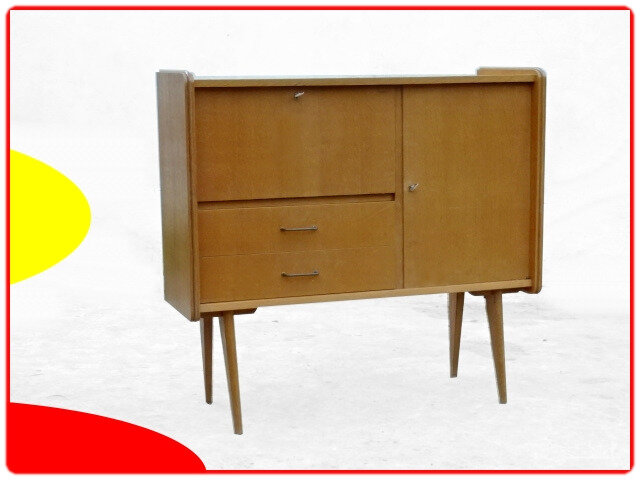 buffet vintage SAM pieds compas 1950