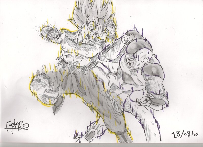 Gokuvsfreezer Photo De Reproductions Mangas Tous Les