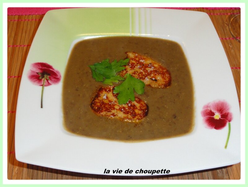 SOUPE LENTILLES - gateau chocolat noix 001