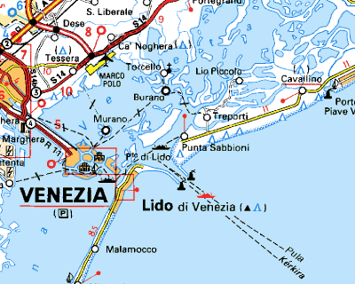 Venise Et Lido Photo De Venise En Cartes Venise