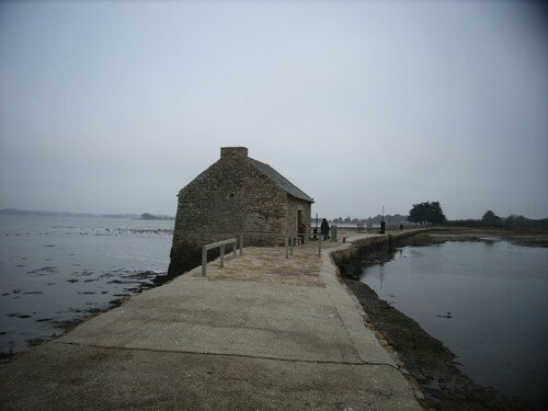 moulin à marée, le soir tombe