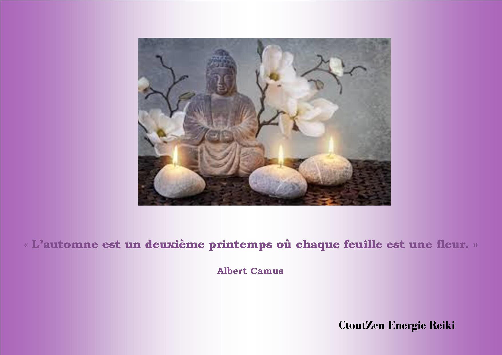 Citation Albert Camus Ctoutzen Energie Reiki