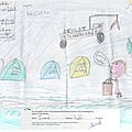 Dessin crayon et signature enfant - Anaïs Isnard s'engage pour le tri - Ecologie Eco-citoyenneté enfants