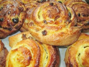 Pain aux raisins pâte brioche et recette