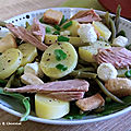 Salade de haricots verts