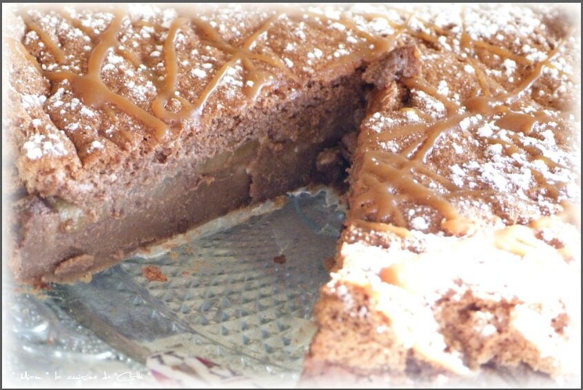 ღ Miam Gateau Magique Au Chocolat Et Aux Poires Miam La Cuisine De Cath