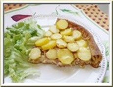 tarte pdt oignons lardons tarte pdt oignons lardons