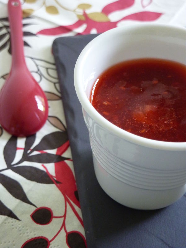 Confiture abricot/framboise Un, deux, trois petits plats