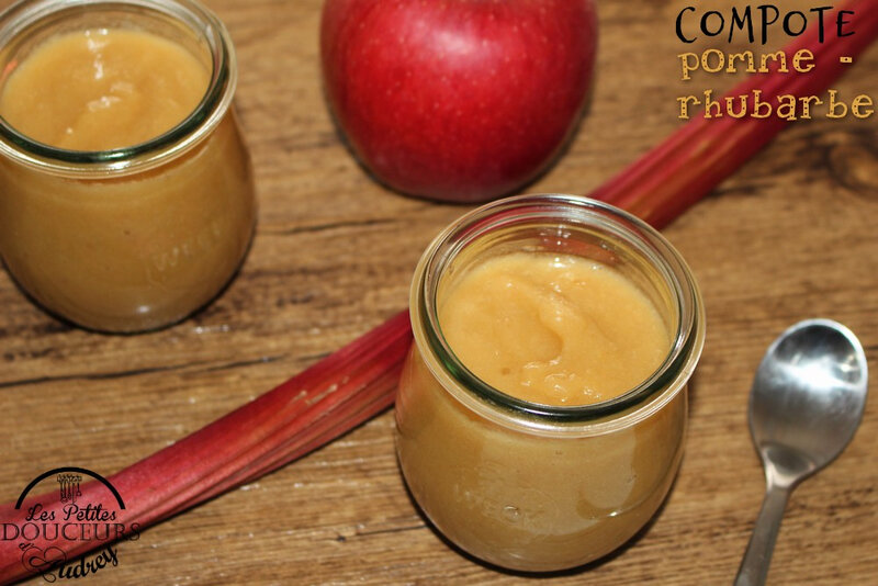 Compote pomme rhubarbe (Cookeo) Les petites douceurs d'Audrey