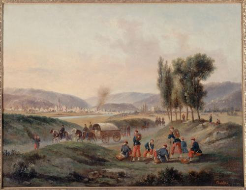 Boulanger, Sarrebruck après la bataille 5 août 1870