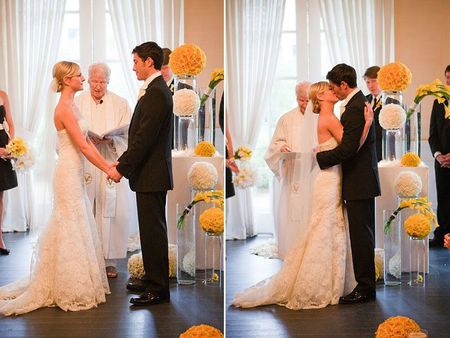Yellow-and-white-modern-wedding