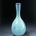 Vase with sky-blue glaze, China, Jun kilns, Northern Song or Jin dynasty