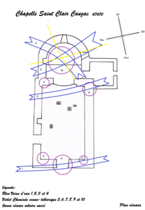 Plan réseaux Saint Clair Cauzac