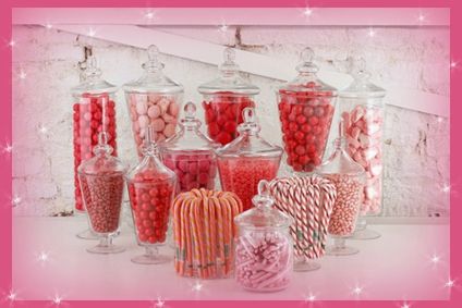 sweet table candy bar