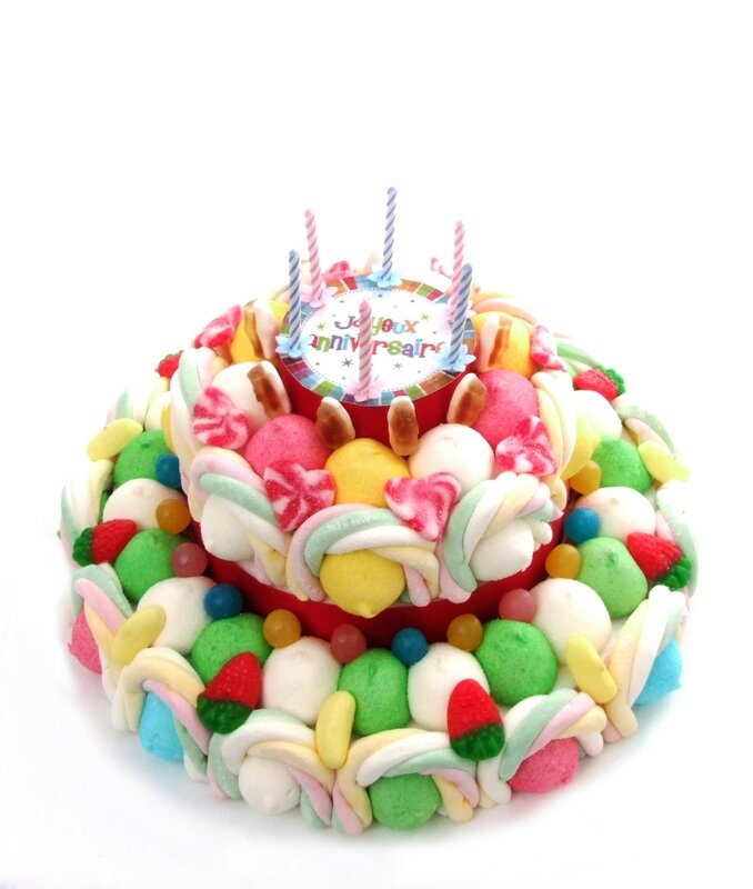 Gateau Bonbons Anniversaire Mon Gateau De Bonbons