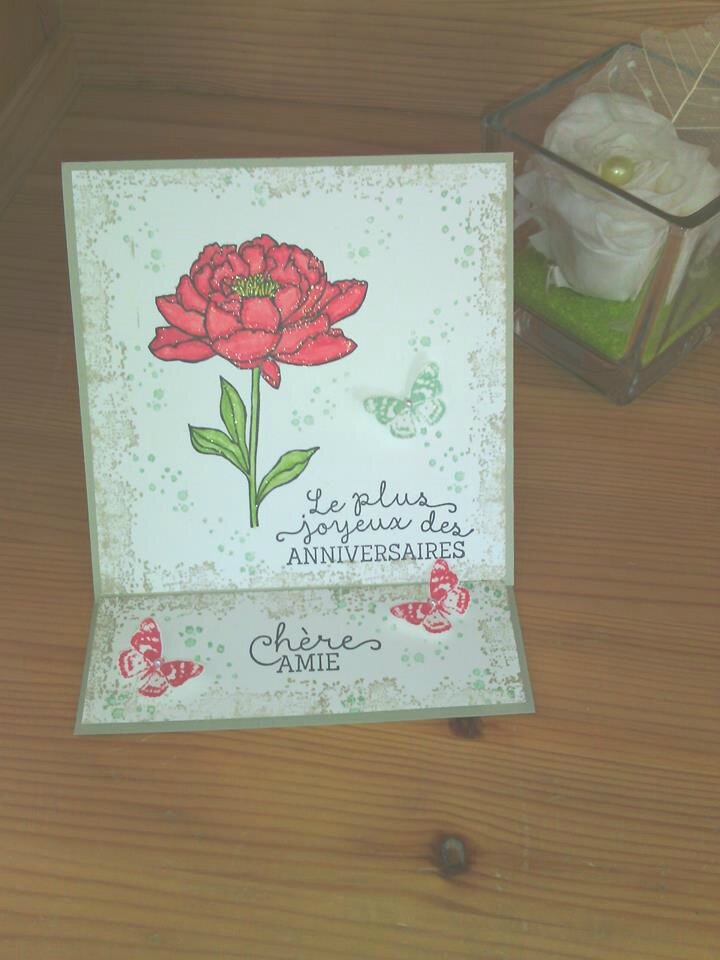 Carte D Anniversaire Pour Ma Filleule Sandra Ninoucreas Ateliers Creatifs Dans Le Calvados