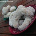 Croissants de lune à la vanille ou la petite douceur du weekend...