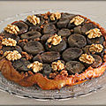 Tarte tatin figues noix et miel d'oranger 