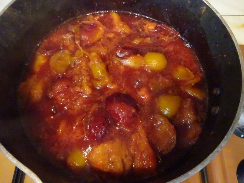 Compote aux deux prunes quetsches et mirabelles Les de