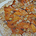 Tarte rustique aux abricots (et amande)