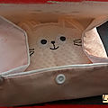 Lingettes chat et petite pochette
