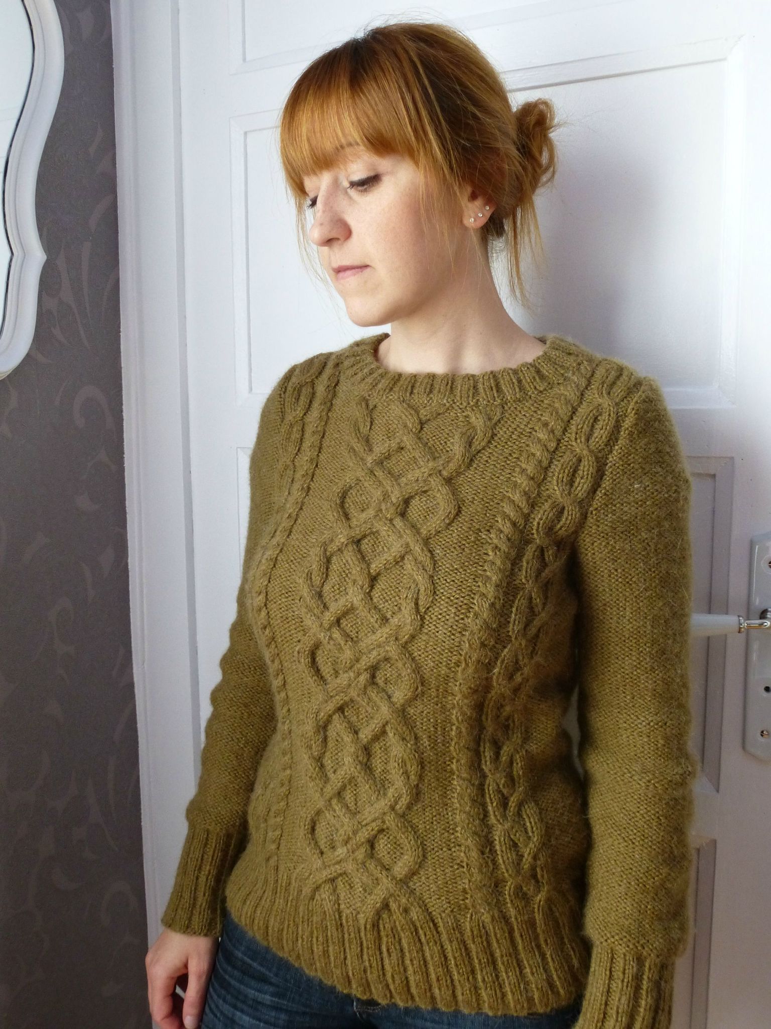 modele gilet irlandais femme a tricoter gratuit