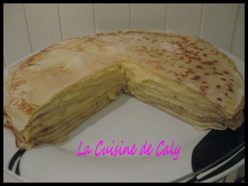 Gateau De Crepes La Cuisine De Caly