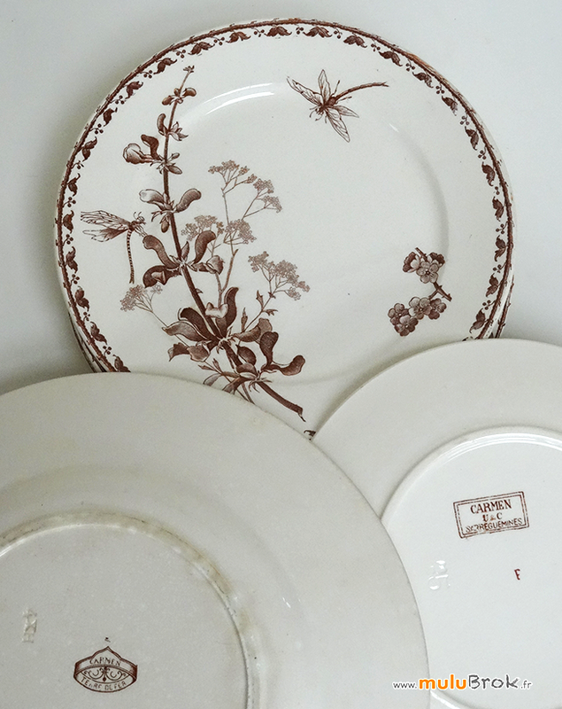 ASSIETTES-CARMEN-SARREGUEMINES-8-muluBrok-Brocante
