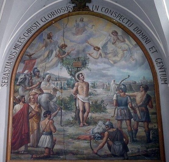 12197 UMBERTO colonna brindisi chiesa san sebastiano