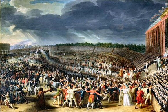 Le 15 juillet 1790 à Mamers : Fédération.