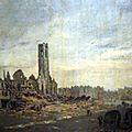 Rey, La place de Péronne après le bombardement de 1870