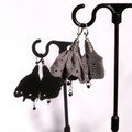 FLEUR DE DENTELLE, boucles d'oreilles et pendentifs