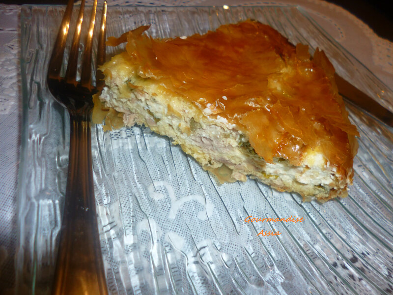 tourte feuilletée