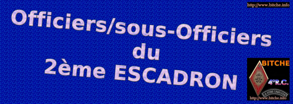 OOFICIERS SOUS-OFFICIERS DU 2ème ESCADRON 002