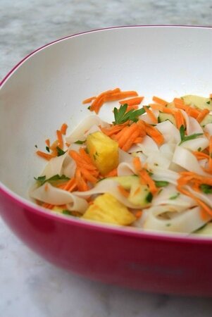 Salade de nouilles de riz au citron vert - Recettes - EpiSaveurs