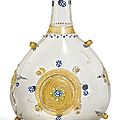A venetian enamelled and gilt glass pilgrim flask, almost certainly early 16th century