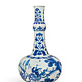 Three 17th century blue and white porcelain from a noble dutch collection sold at christie's paris, 14 june 2023