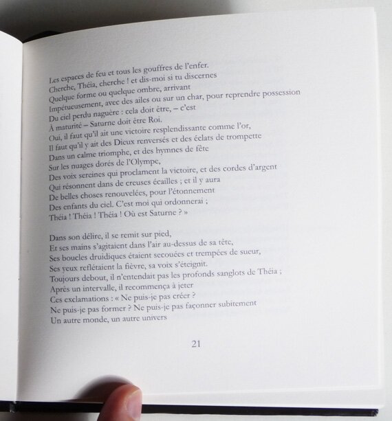 livre artisanal Hypérion
