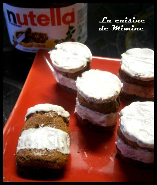 Mini pots de Nutella à dévorer (gâteau) - La cuisine de Mimine
