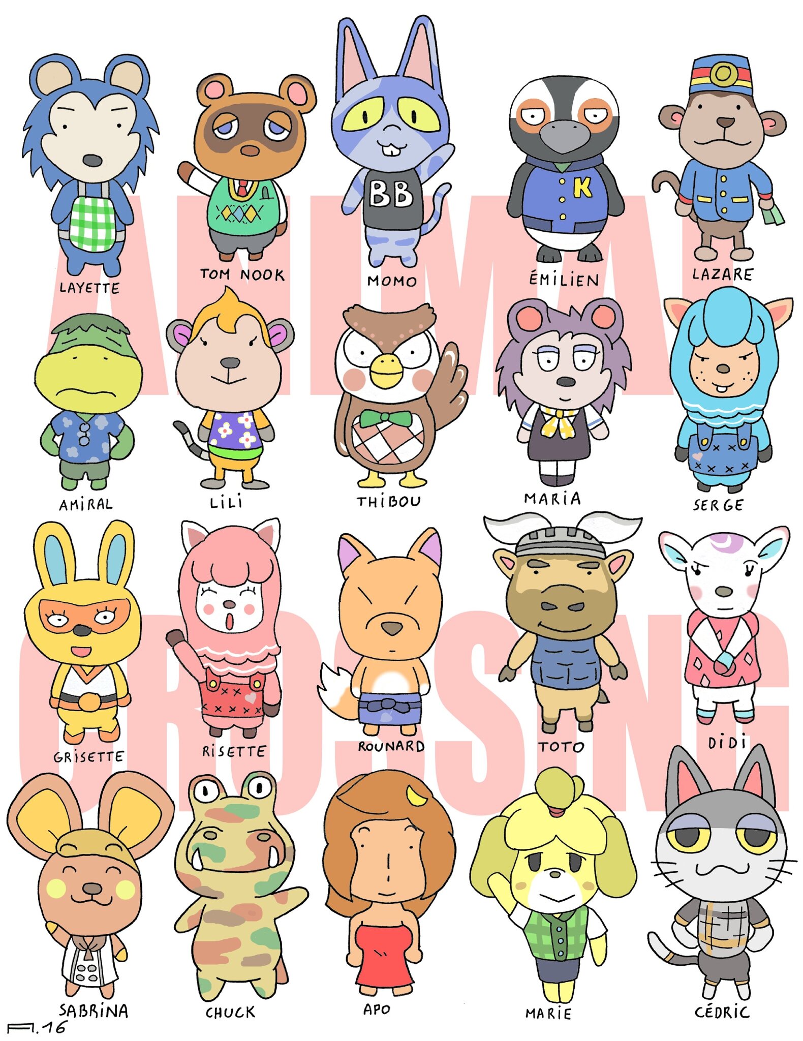 247-Animal Crossing - Les dessins tout ronron d'Apolline