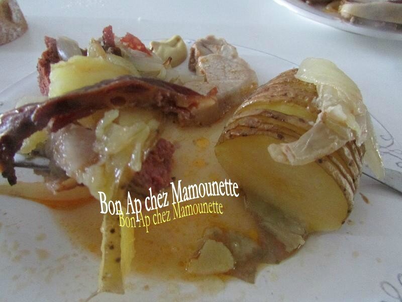 rôti de porc au chorizo et sa pomme de terre entaillée 007