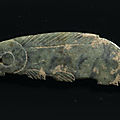 Pendentif en forme de poisson, chine, période finale des shang ou début des zhou occidentaux, ca 12° – 10° siècles bce
