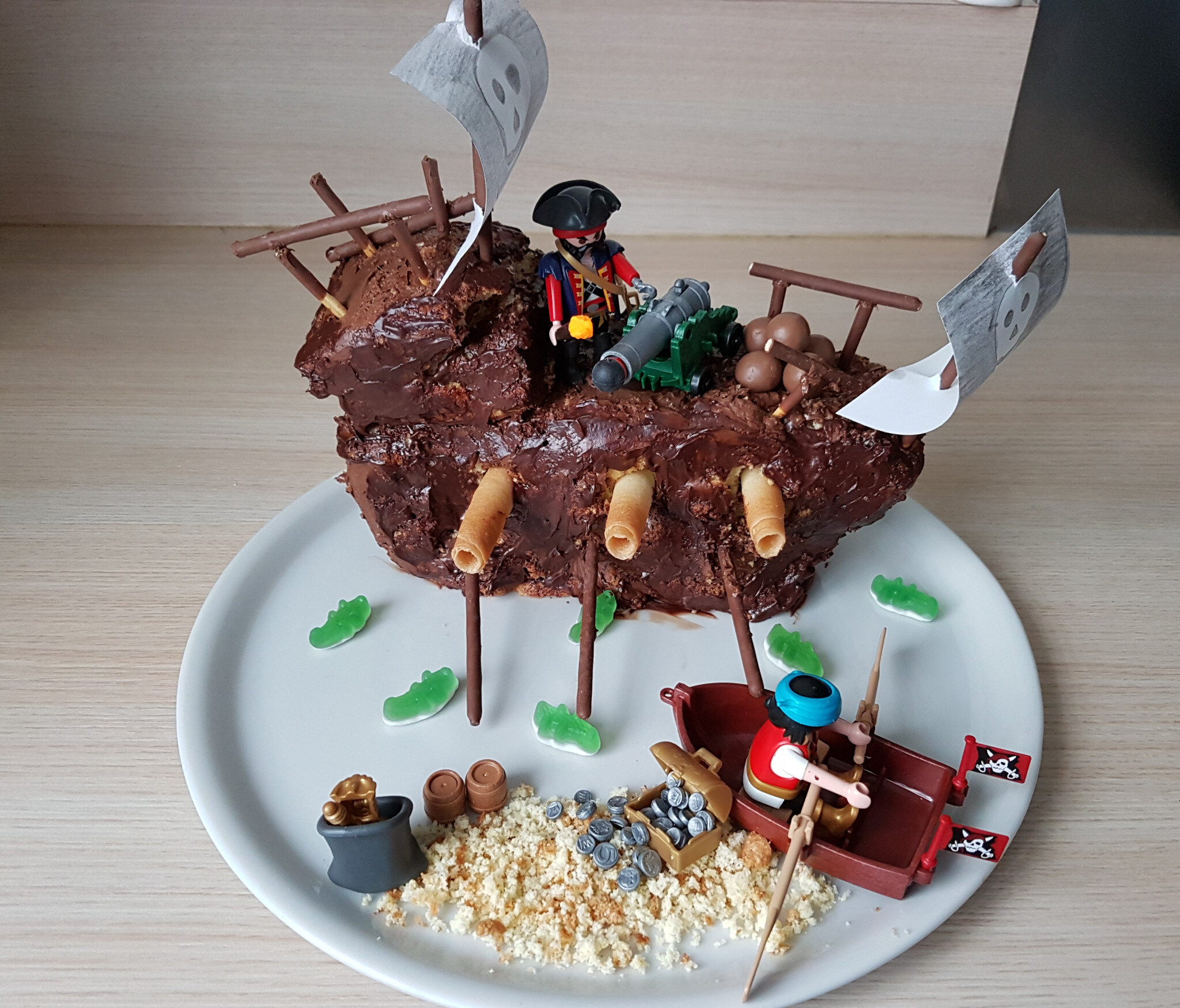 Gateau Bateau Pirate Les Delices De Sandy