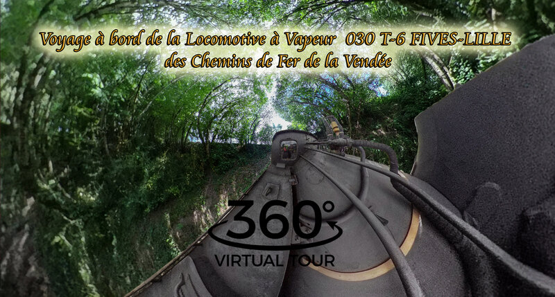 Voyage à bord de la Locomotive à Vapeur 030T-6 FIVES-LILLE des Chemins de Fer de la Vendée