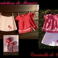 Jupe (patron maison) et blouse à plis religieuses (Ottobre design) en 3 ans