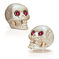 Cellini jewelers. mammoth bone skull cufflinks