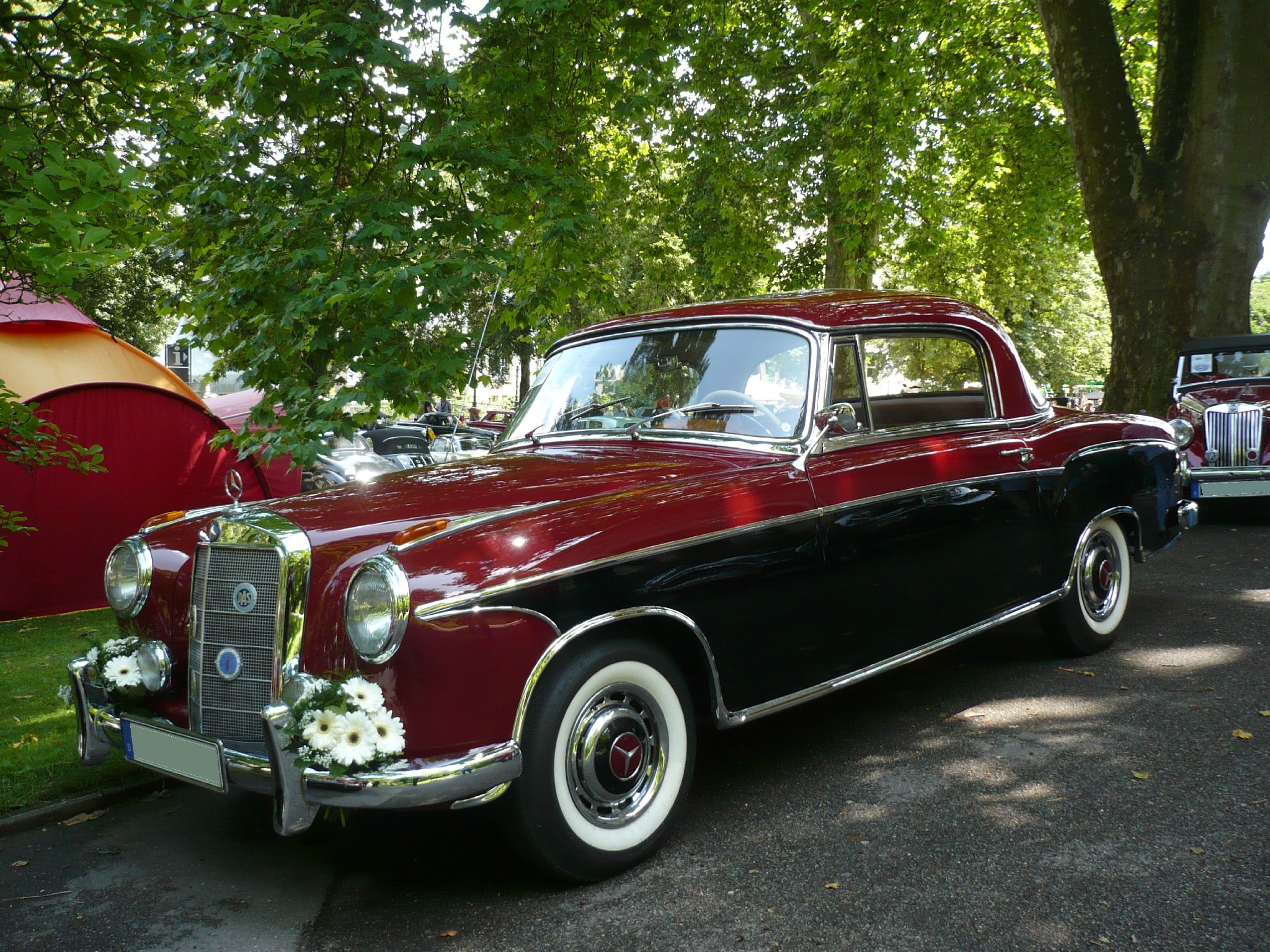 MERCEDES 220 S coupé 1957 Baden Baden (1) - Photo de 051 - 36e Int