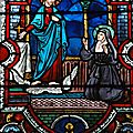 La bénédiction du Christ à une religieuse